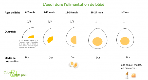 Oeuf pour bébé