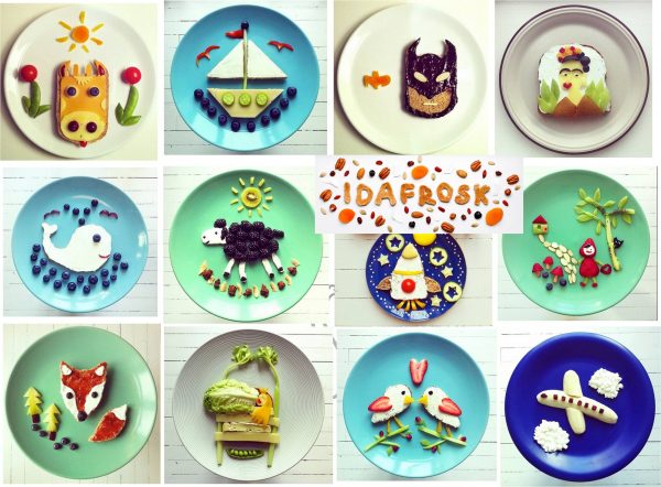 Idées déco d'assiettes pour tout-petits Idafrosk Idées déco d'assiettes pour tout-petits Idafrosk