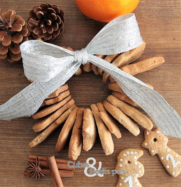 Calendrier de l'Avent : Couronne de sablés Calendrier de l'Avent : Couronne de sablés